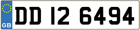 Truck License Plate